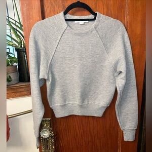 Alexander Wang Grey Raglan Sleeve Crew Neck Sweatshirt Women’s Size X- Small